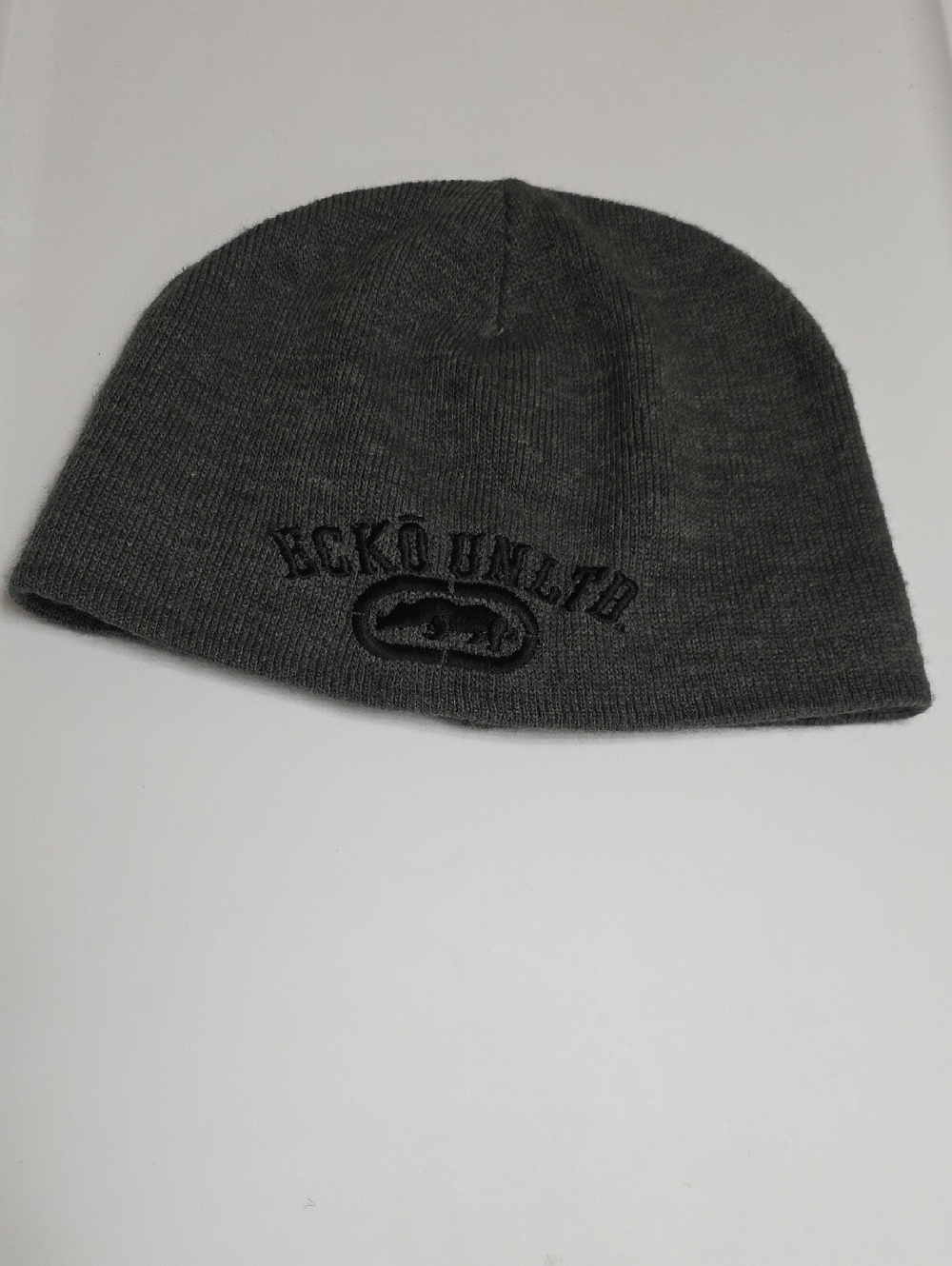 Ecko Unltd. Knit Beanie in Charcoal Gray